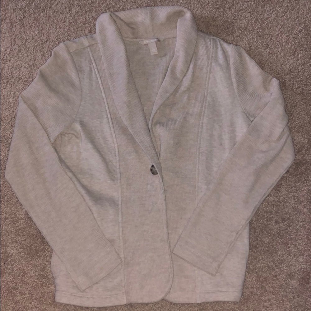 Oatmeal cotton Banana Republic blazer